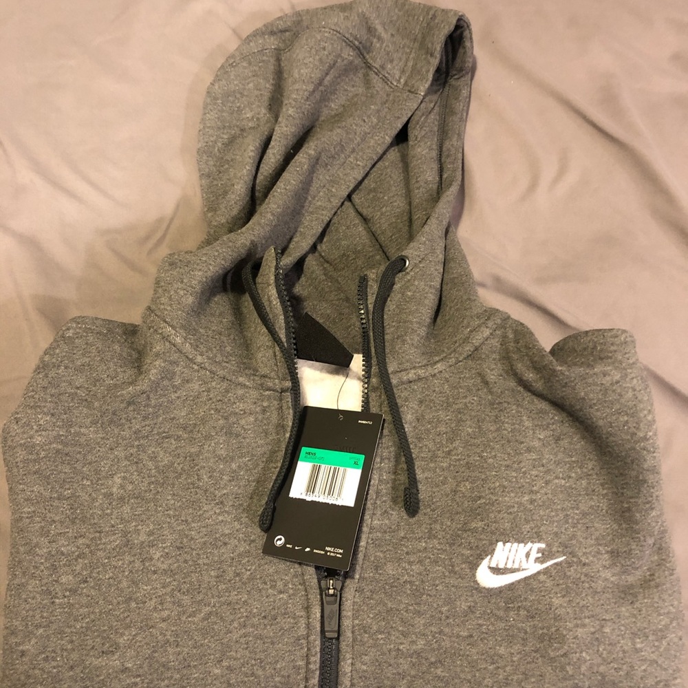 Nike gray half zip hoody - Picture 2 of 4